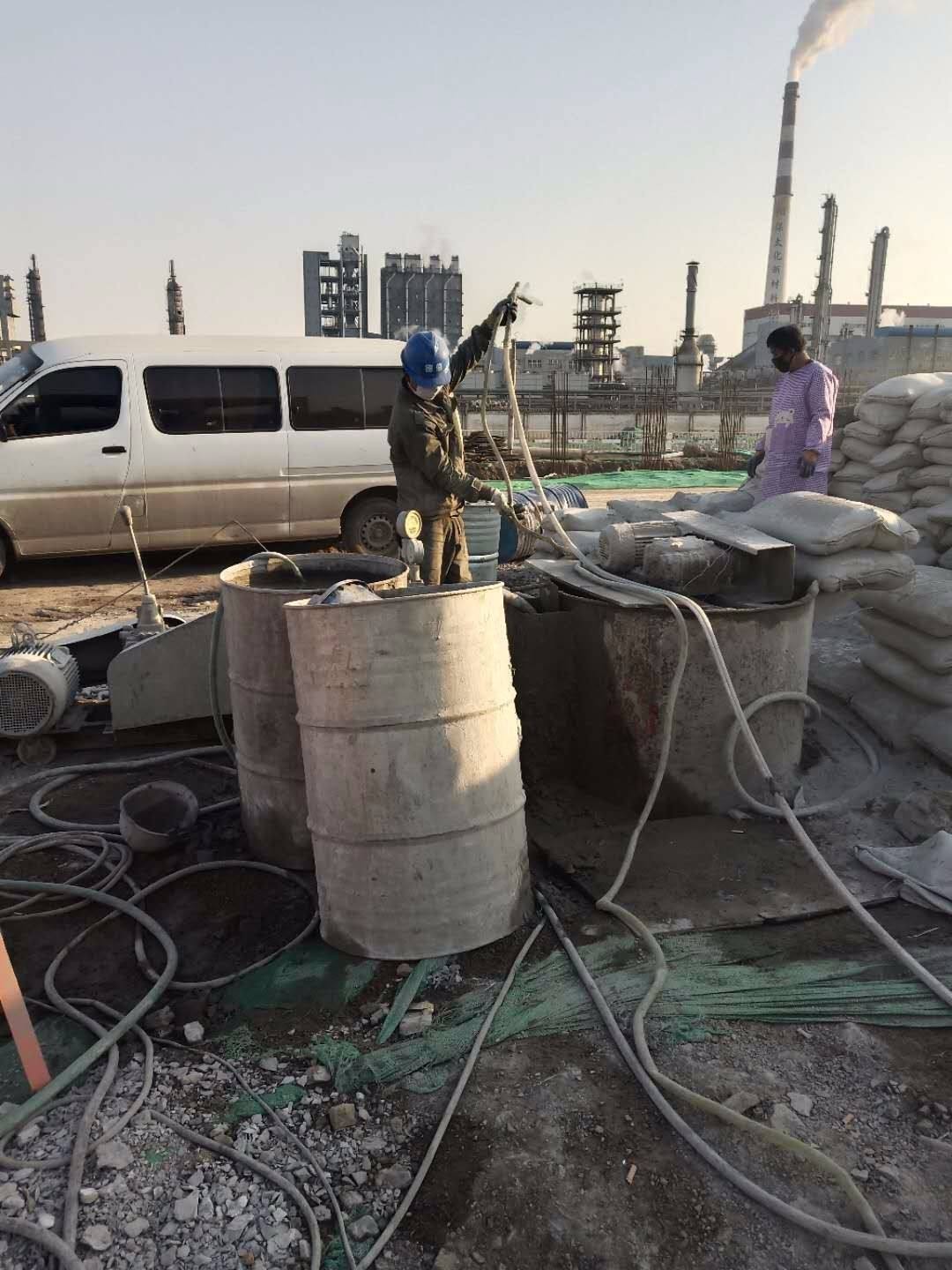 白碱滩地基高压注浆加固技术